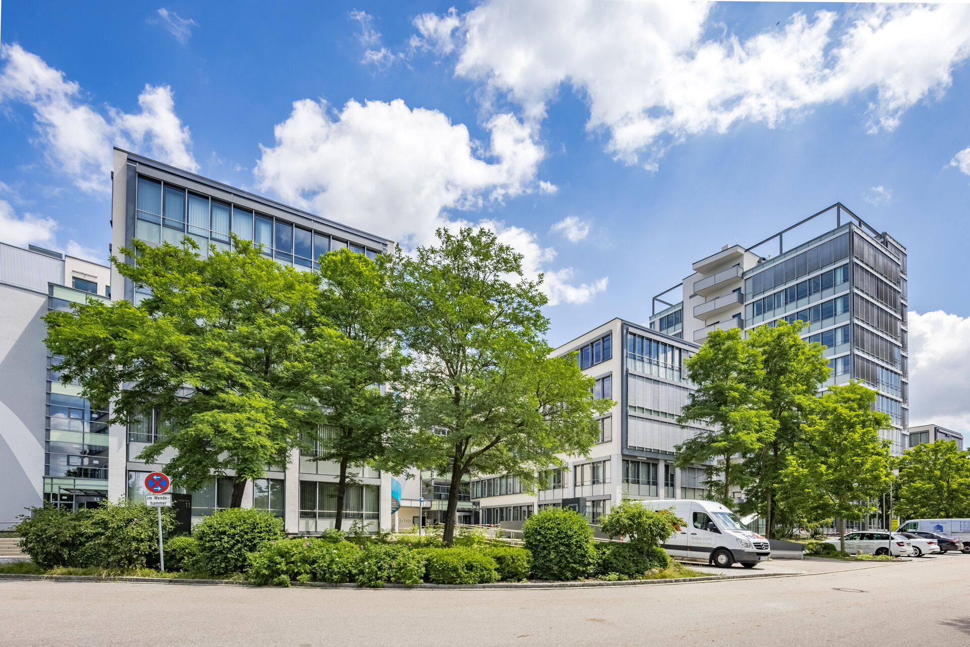 Lohhof Quartier – Bürogebäude in Unterschleißheim, weitere Perspektive